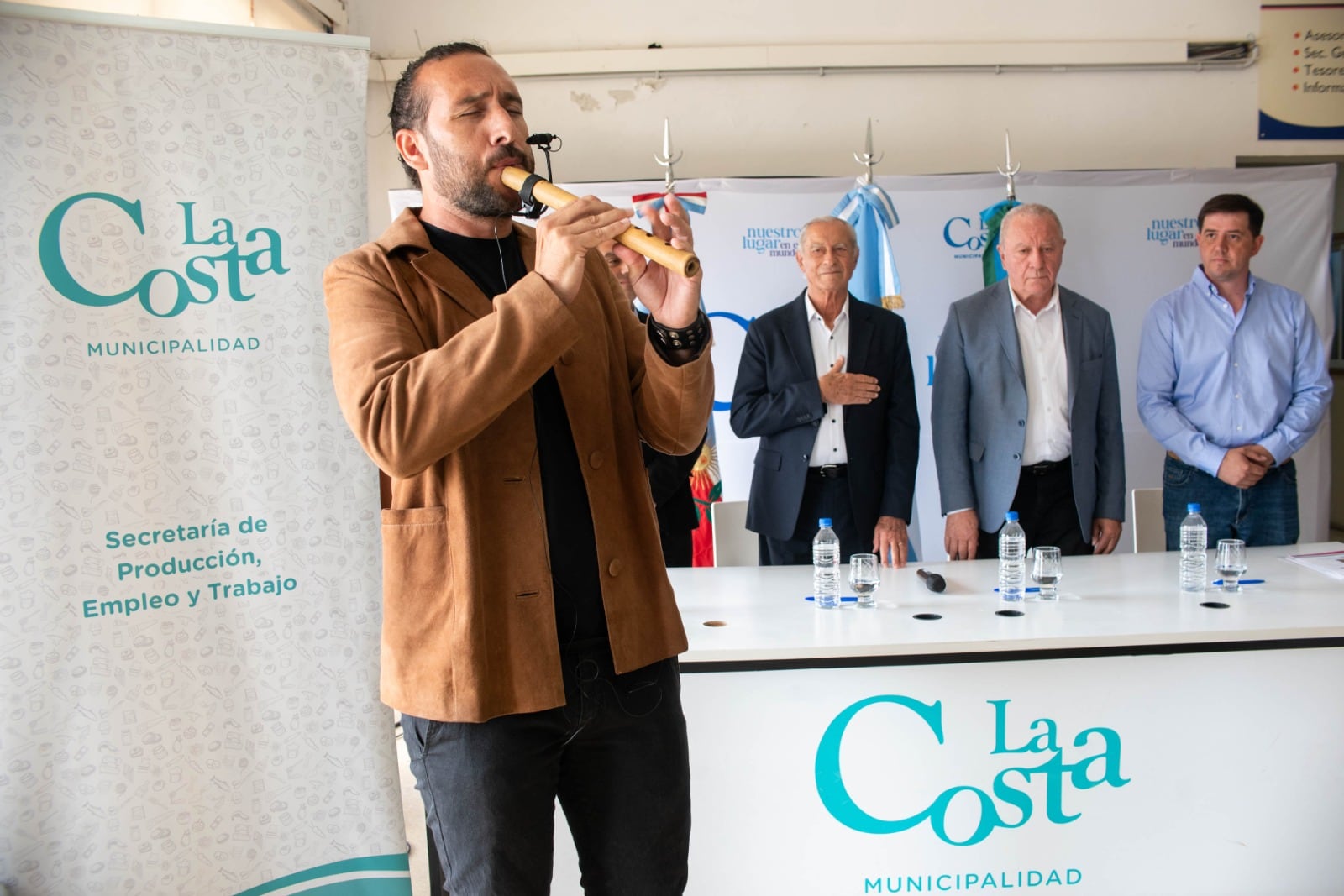 Juan Ignacio Molina en evento institucional